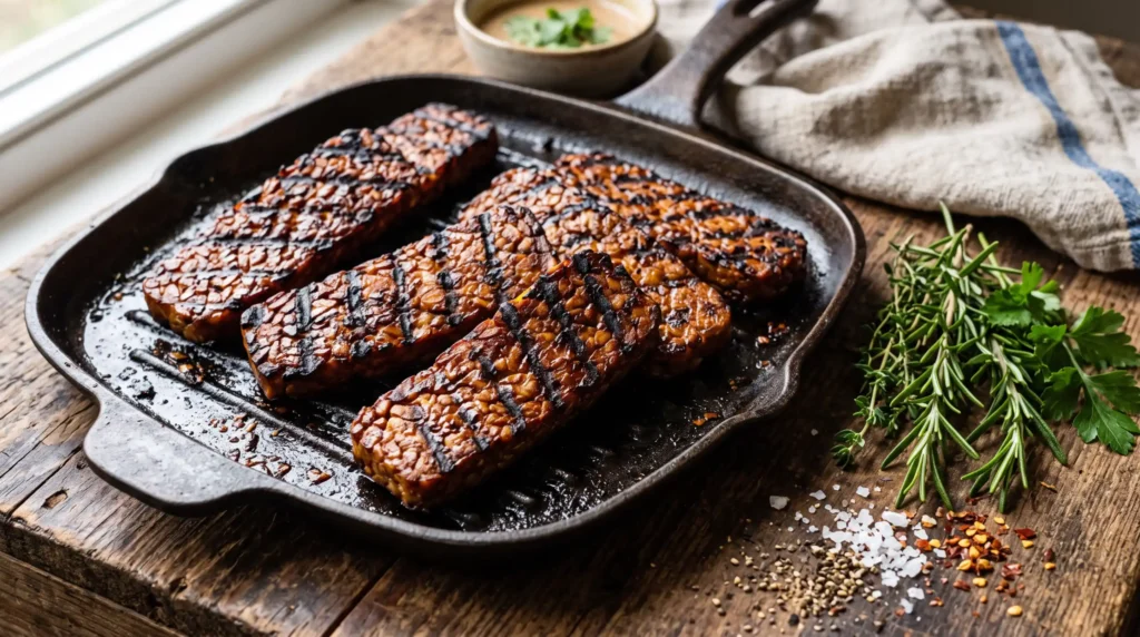 Gegrilde tempeh als bonusrecept