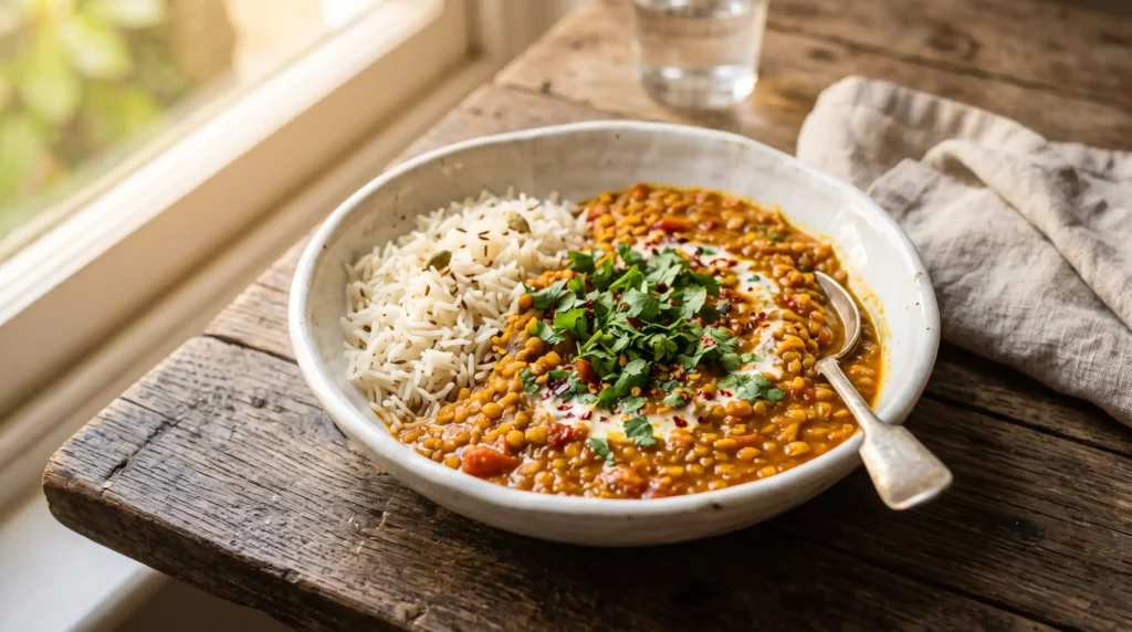 Rode linzencurry
