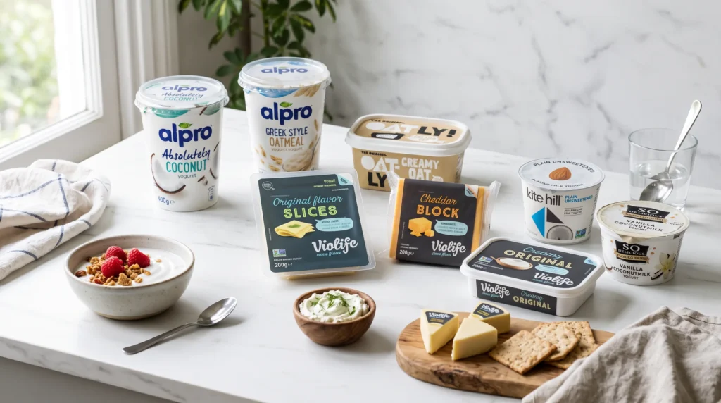 Vegan zuivelalternatieven: kaas, yoghurt en room